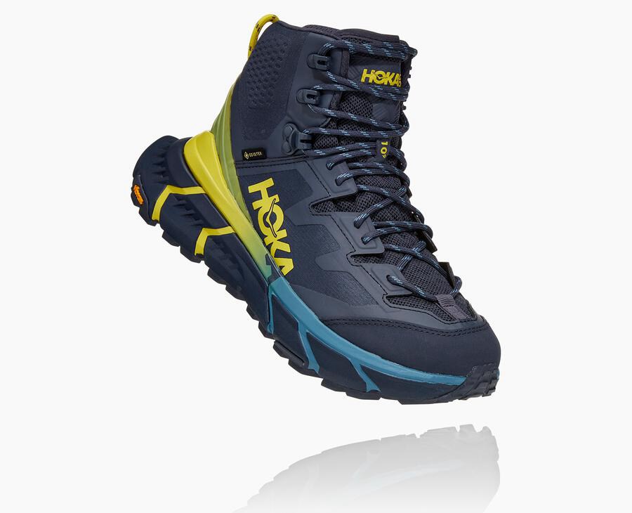 Hoka One One Tennine Hike Gore-Tex Vandringsskor Dam - Blå - CKLEQ-7196